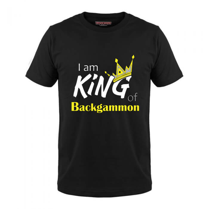 تی شرت مدل I Am King of Backgammon